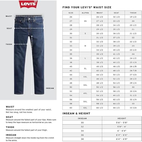 Levi's Men's 514 Straight Jean, Walter - Stretch, 34W X 32L