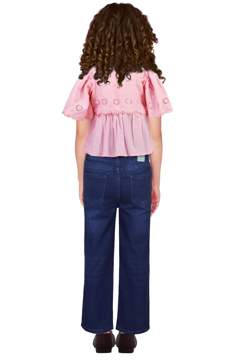 Allen Solly Girl's Regular Fit Blouse (AGTSPRGFH88763_Pink