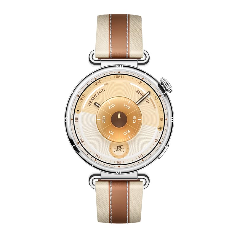 Huawei Watch GT 6 Smart Watch, 41mm, Upto 14 Days Battery Life, Smart Watches with 100+ Sports Mode, Cycling, iOS & Android Compatible, Emotional Wellbeing, Health Monitoring (Brown)