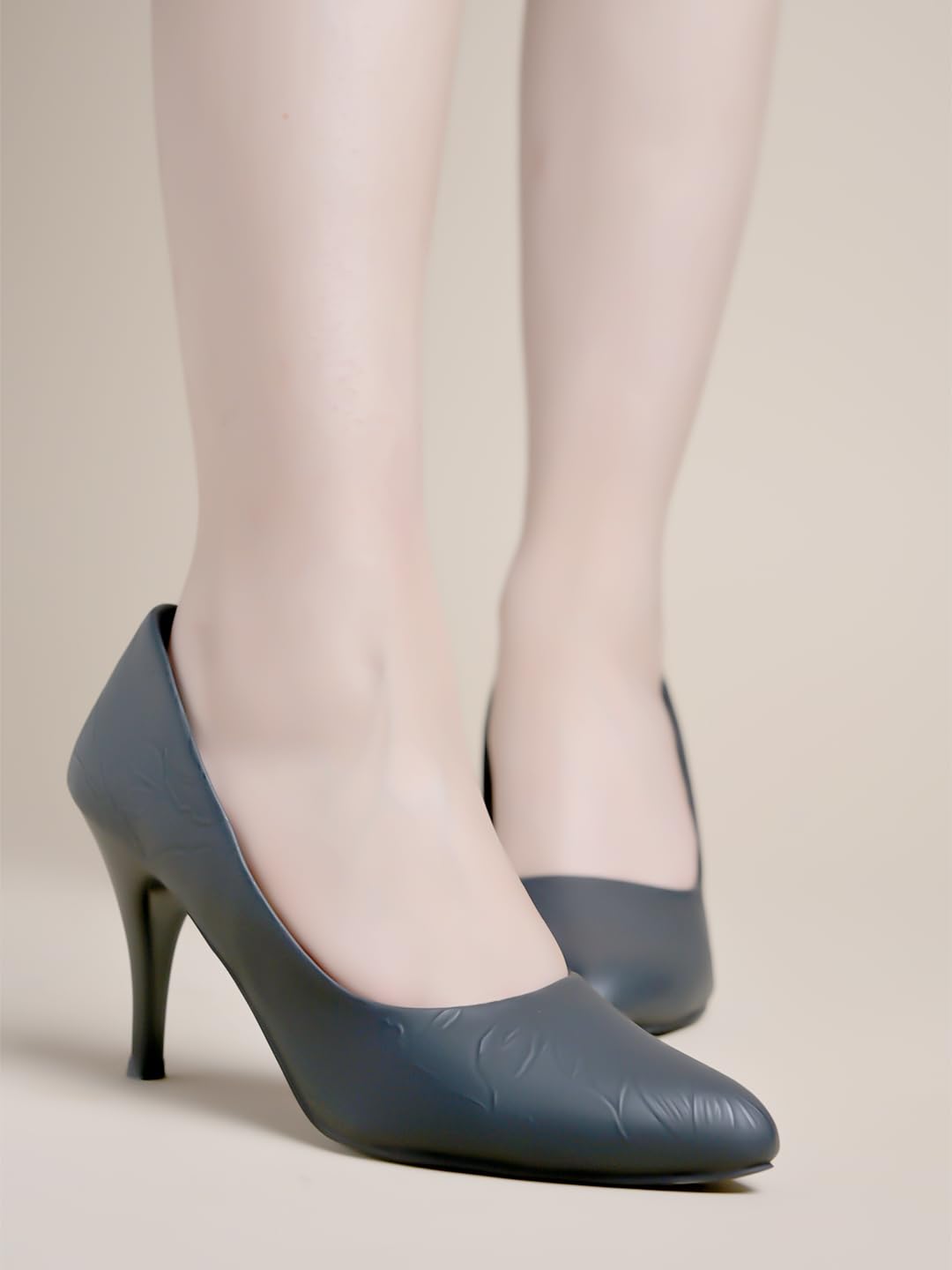 Shoetopia Classy Black Pointed Toe Pumps for Women & Girls /EU41