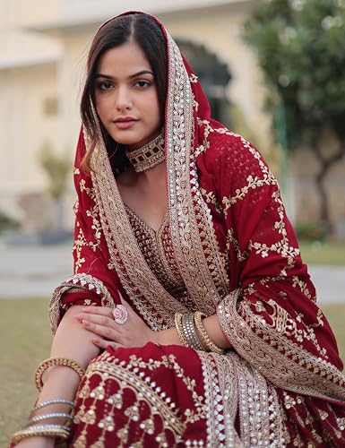 Dresser Faux Georgette Embroidered Sequins Lehenga Choli For Women