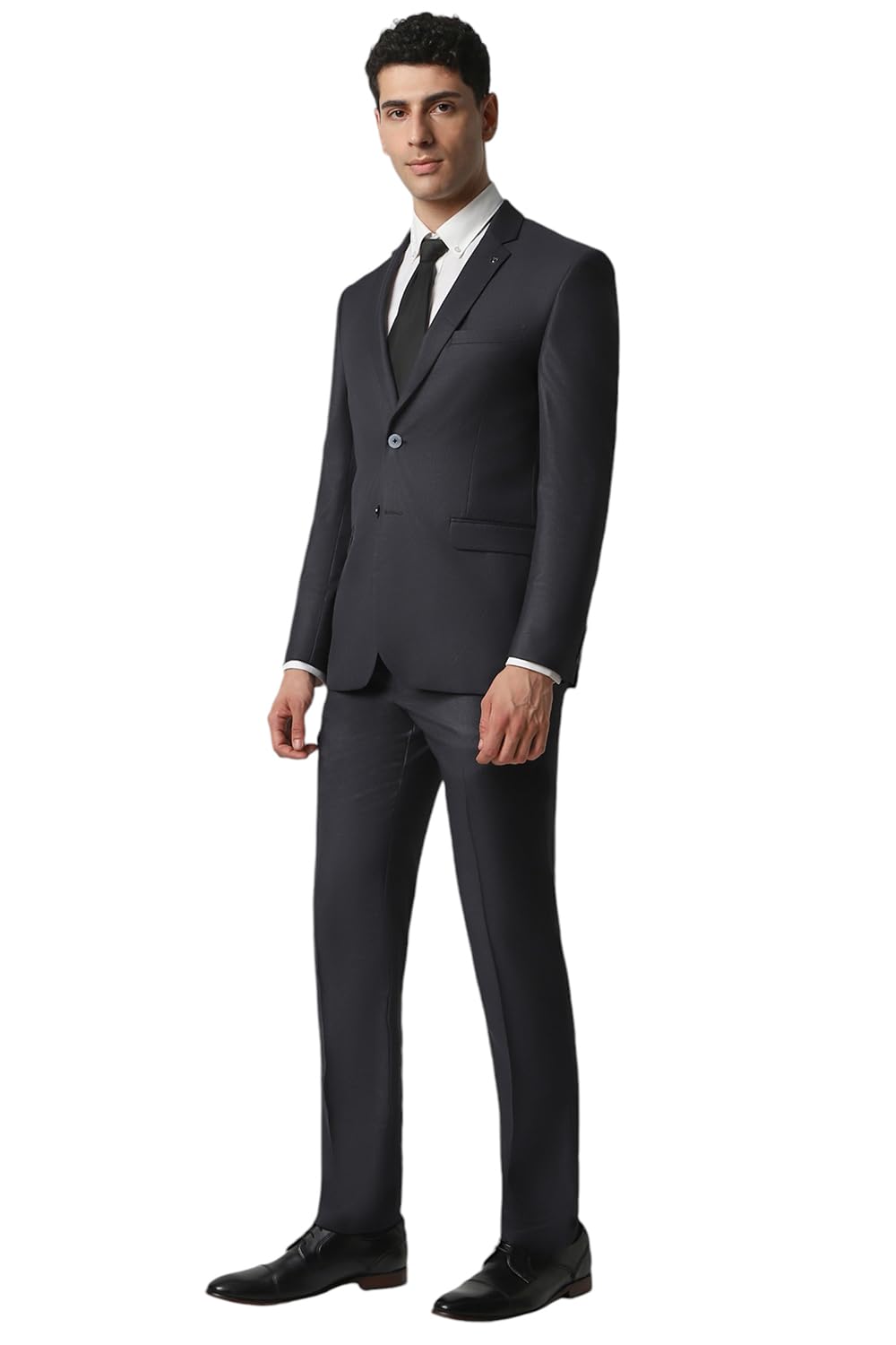 Van Heusen Men's Notch Lapel Slim Fit Suit Jacket (VHSU1M76915_Grey_42)