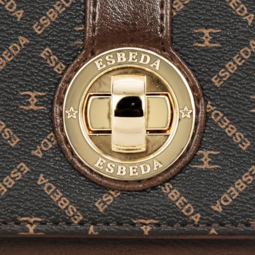 ESBEDA Brown Color Premium Flap Wallet for Women