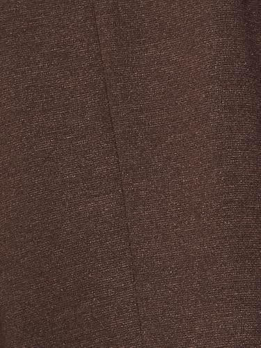 Max Alaya F x URB_N Women Textured Regular Fit Blazer (Brown_L)