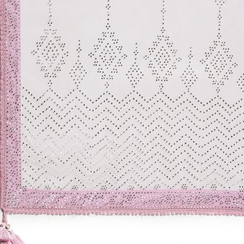 Biba Women's Pink Cotton Kalidar Kurta Sets_40