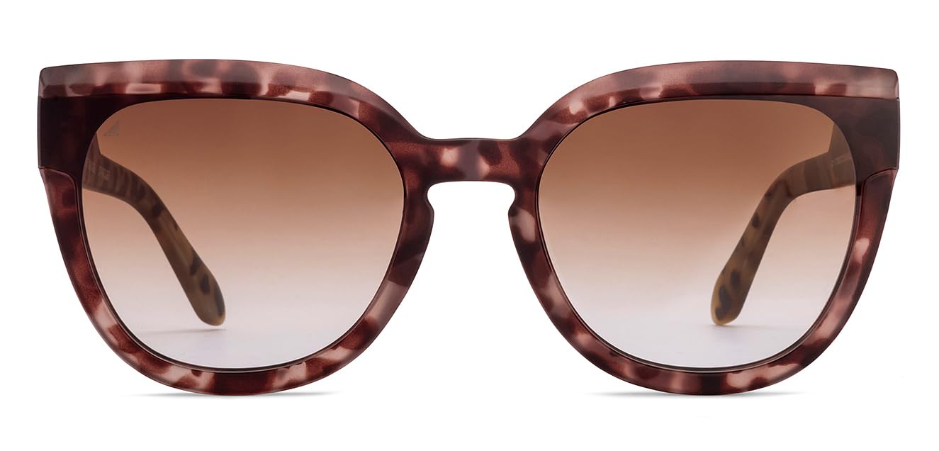 Vincent Chase By Lenskart | Tortoise-Brown Full Rim Cat Eye | STARDUST | Branded Latest and Stylish Sunglasses | Polarized and 100% UV Protected | For Women | Large | VC S16930