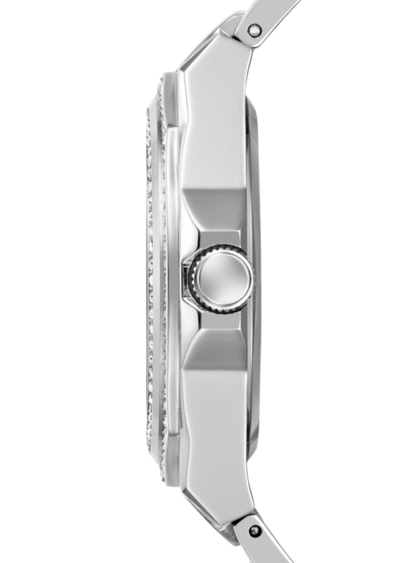 GUESS Ritzy Women's Stainless Steel Watch, Silver, bracelet