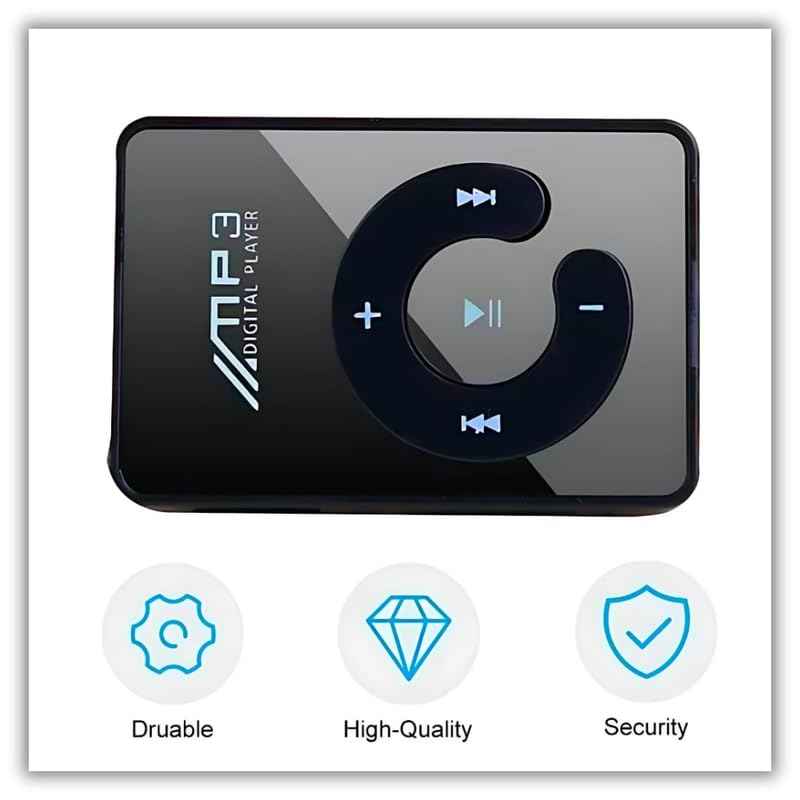 Drumstone ๐๐ ๐๐๐๐๐ ๐๐๐๐๐๐๐๐ MP3 Portable Mini Music Player, MP3 Back Clipwith Earphone,Card Slot, Mini Audio mp3 Card not included