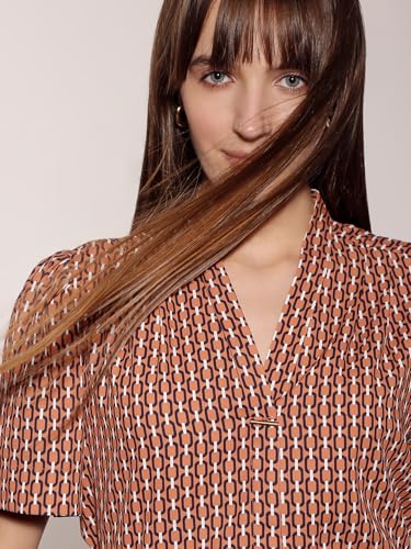 VERO MODA Women's Regular Fit Brown Top