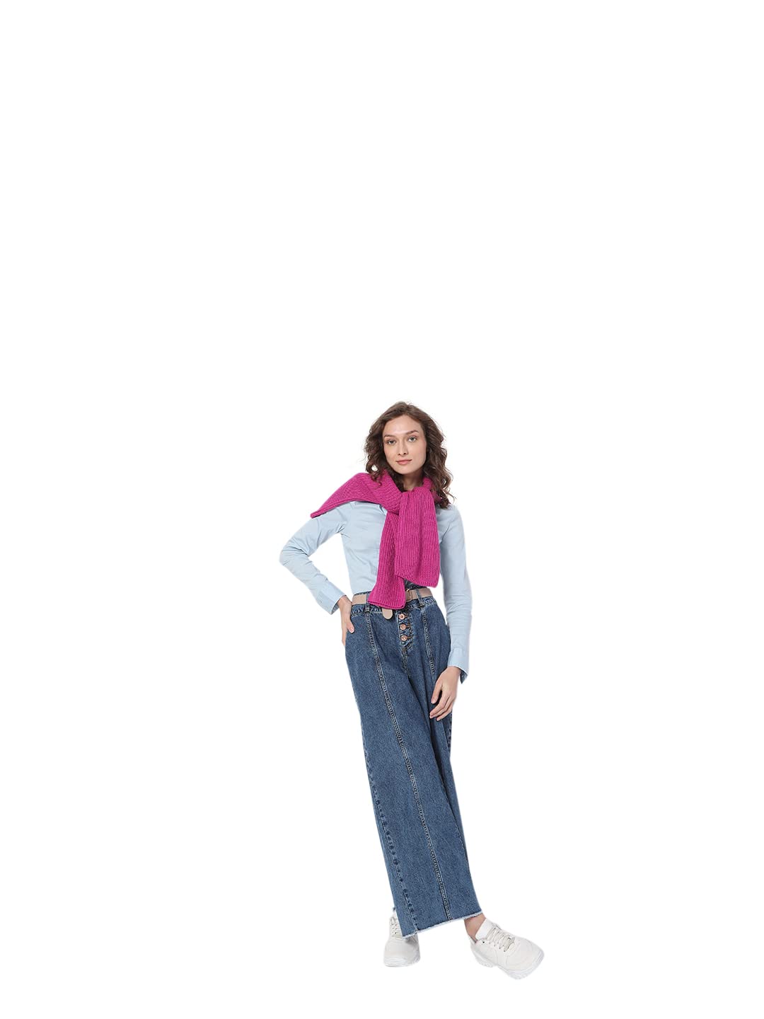 VERO MODA Women's Regular Jeans (190544601-Light Blue_Light 33)