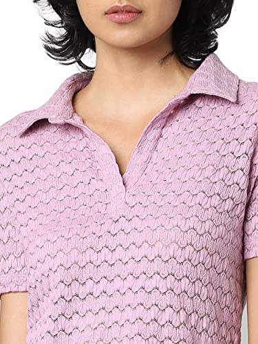 ONLY Women Slim Fit T-Shirt (100159902_Smoke Gray_XL)