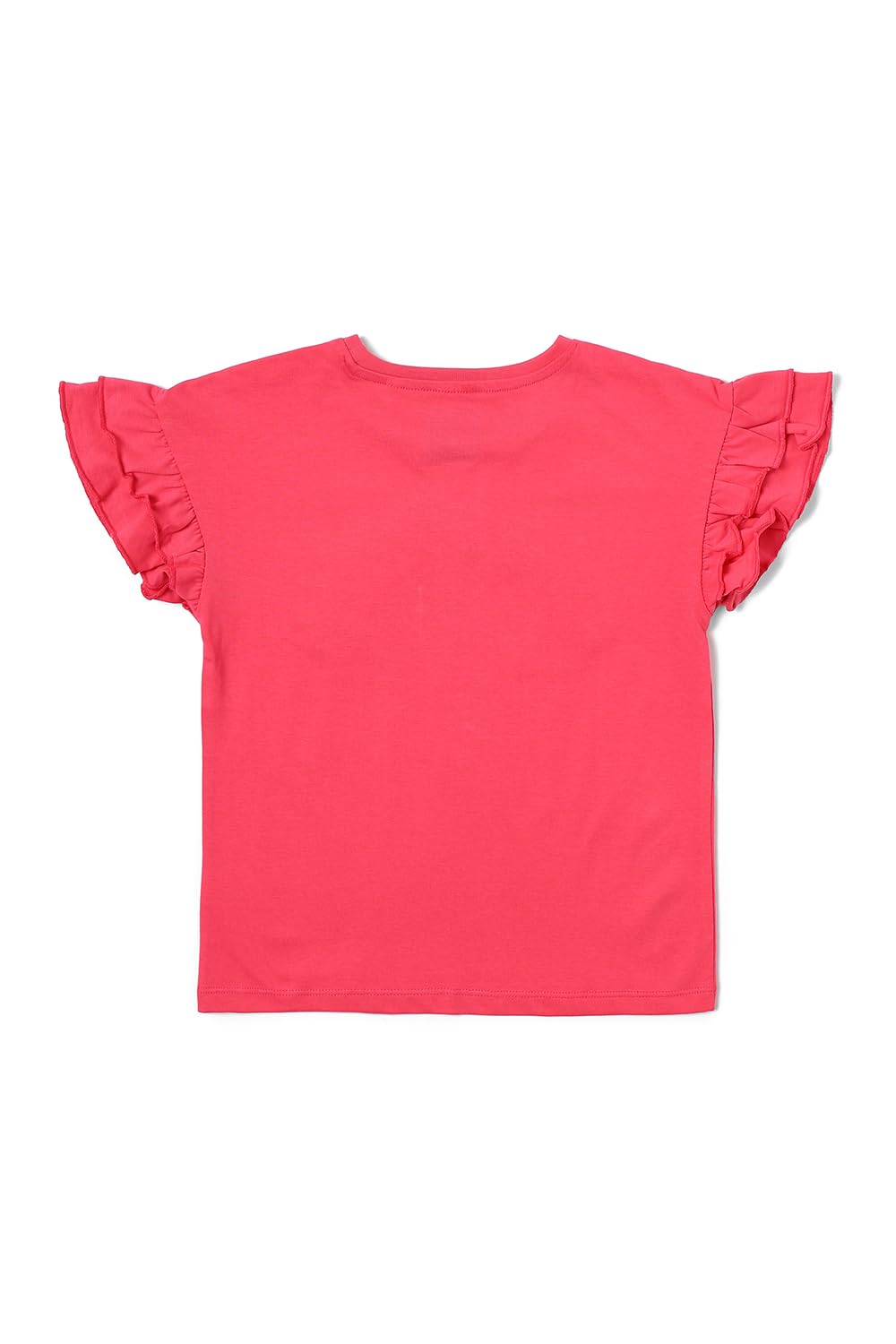 Allen Solly Girl's Regular Fit T-Shirt (AGKCERGFS62836_Pink