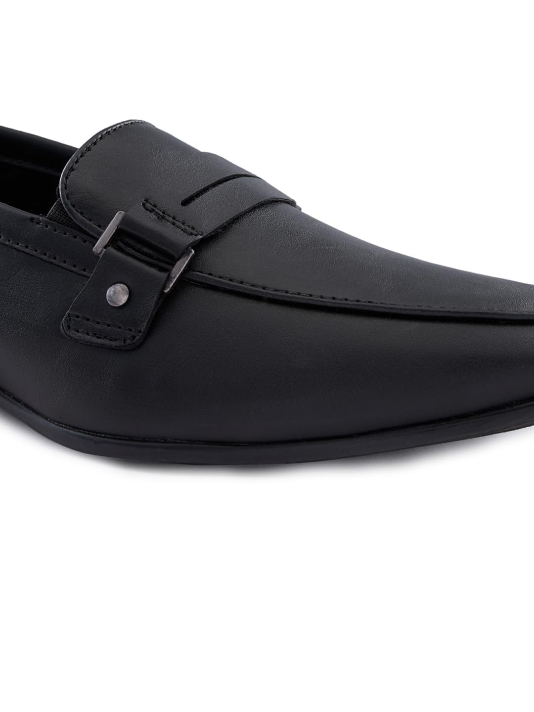 Buckaroo Jaripeo Vegan Leather Black Casual Shoes for Men: Noble