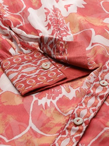 Aarke Ritu Kumar Rust Wild Lupine Shirt