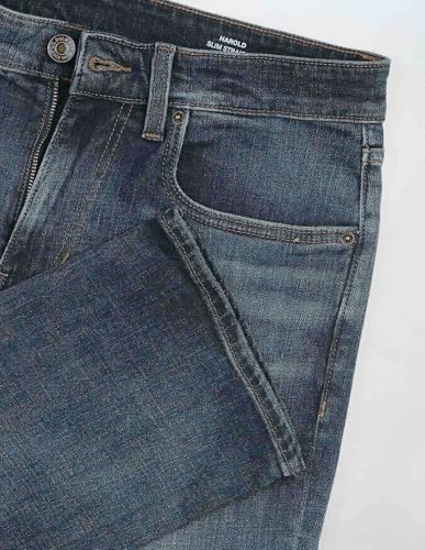 U.S. Polo Assn. Denim Co. Men's Harold Slim Straight Fit Blue Jeans (UDJEN1891_Blue_30)