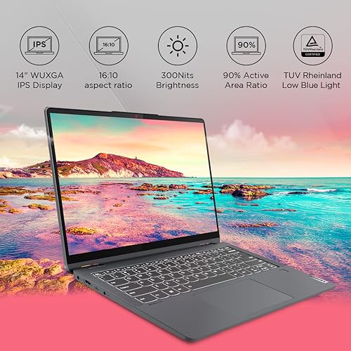 Lenovo IdeaPad Flex 5 AMD Ryzen 5 5625U (16GB RAM/512GB SSD/14 (35.5cm)/WUXGA IPS/Windows 11/Office Home 2024/Lenovo Digital Pen/1Yr ADP/Grey/1.5Kg), 82XX00G4IN Convertible Laptop
