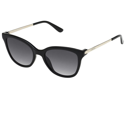 GUESS None Cat Eye Women's Sunglasses WOMEN S7567 01B 54 SUNGLASSES|54|GREY GRADED Color Lens