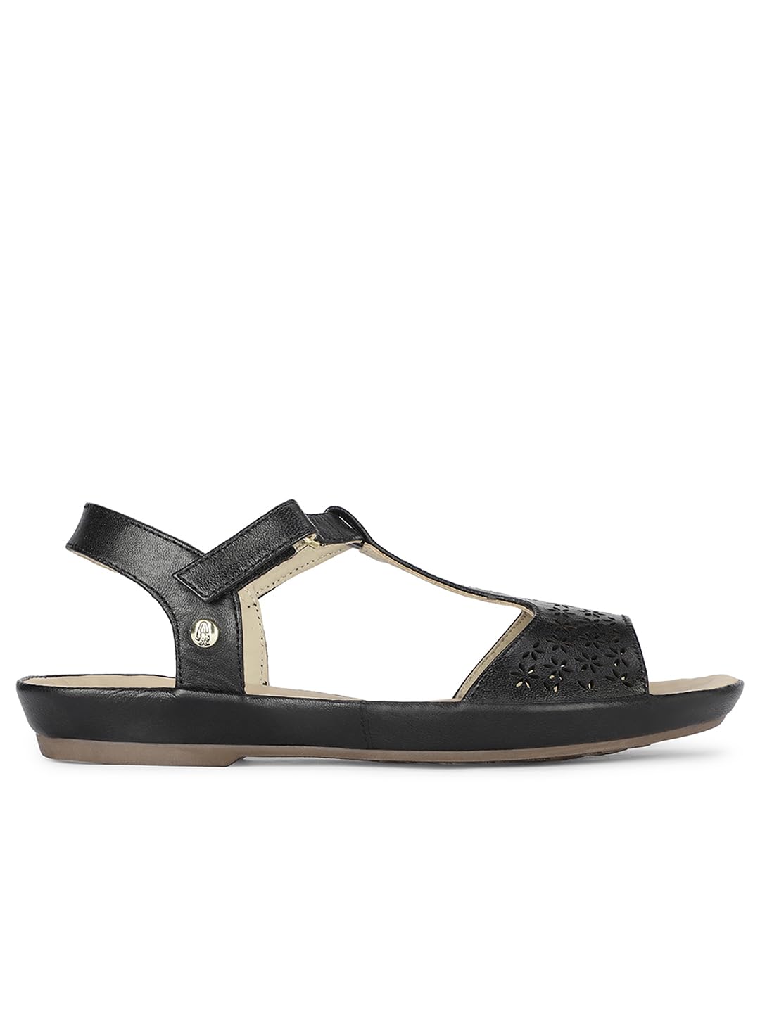 Hush Puppies Women's New Canna Sandal (5646418_BLACK_6 UK)