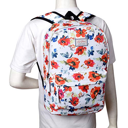 Lino Perros Women Multi Colored Floral Print Backpack