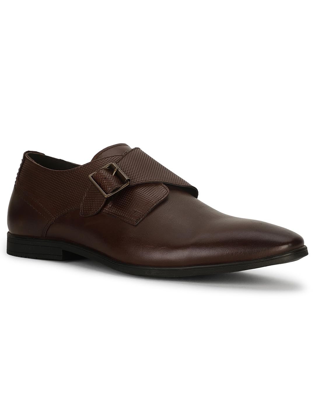 Hush Puppies Mens Ralph Monk E 23 Dark Brown Formal Shoes - 11 UK (8544020)