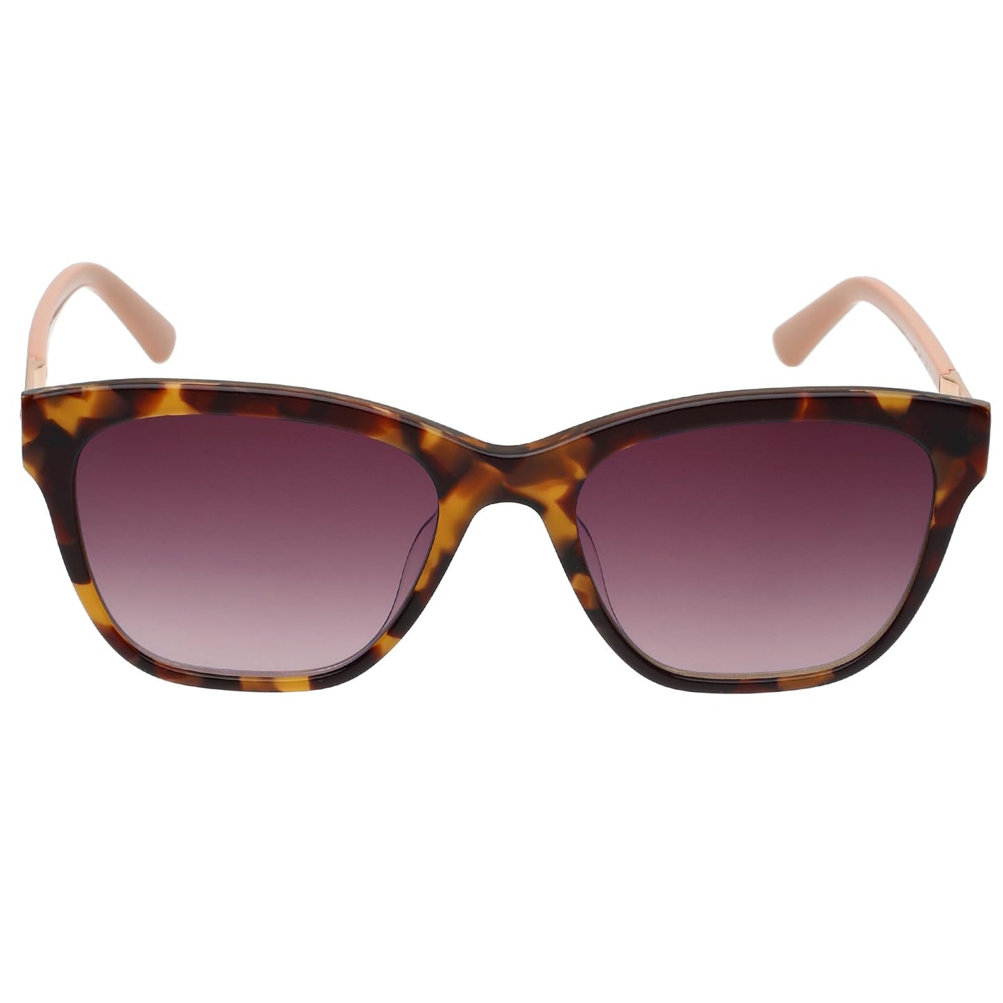 Calvin Klein|Brown Full Frame Square Sunglasses|100% UV Protected (Uv 400) Brown Gradient Faded Lens|Women's|Medium|CK 19524 249 55 S