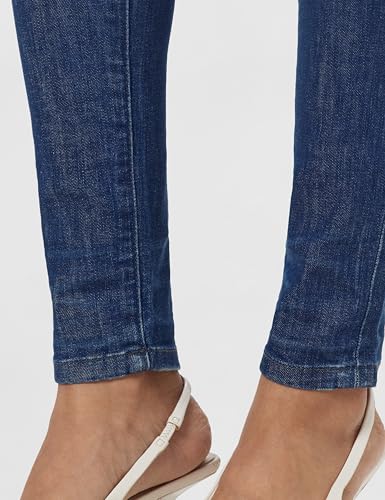 VERO Moda Women's Skinny Jeans (10185565_Dark Blue Denim_27)