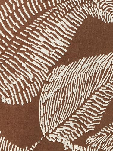 Max Women Printed Twist Detail Dress(Brown_XL)