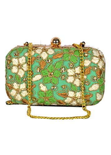 DUCHESS! Handicraft Item Very Beautiful Clutch (Green)