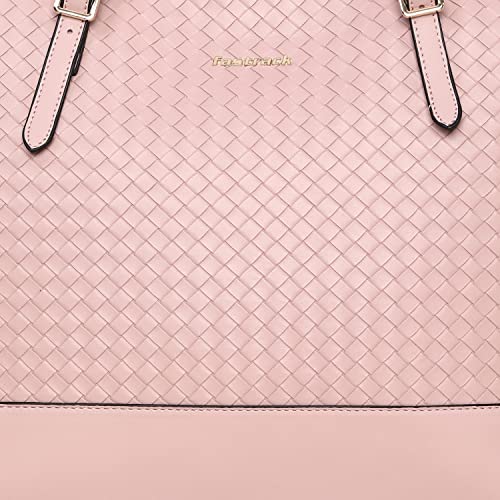 Textured Pink Shoulder Bag