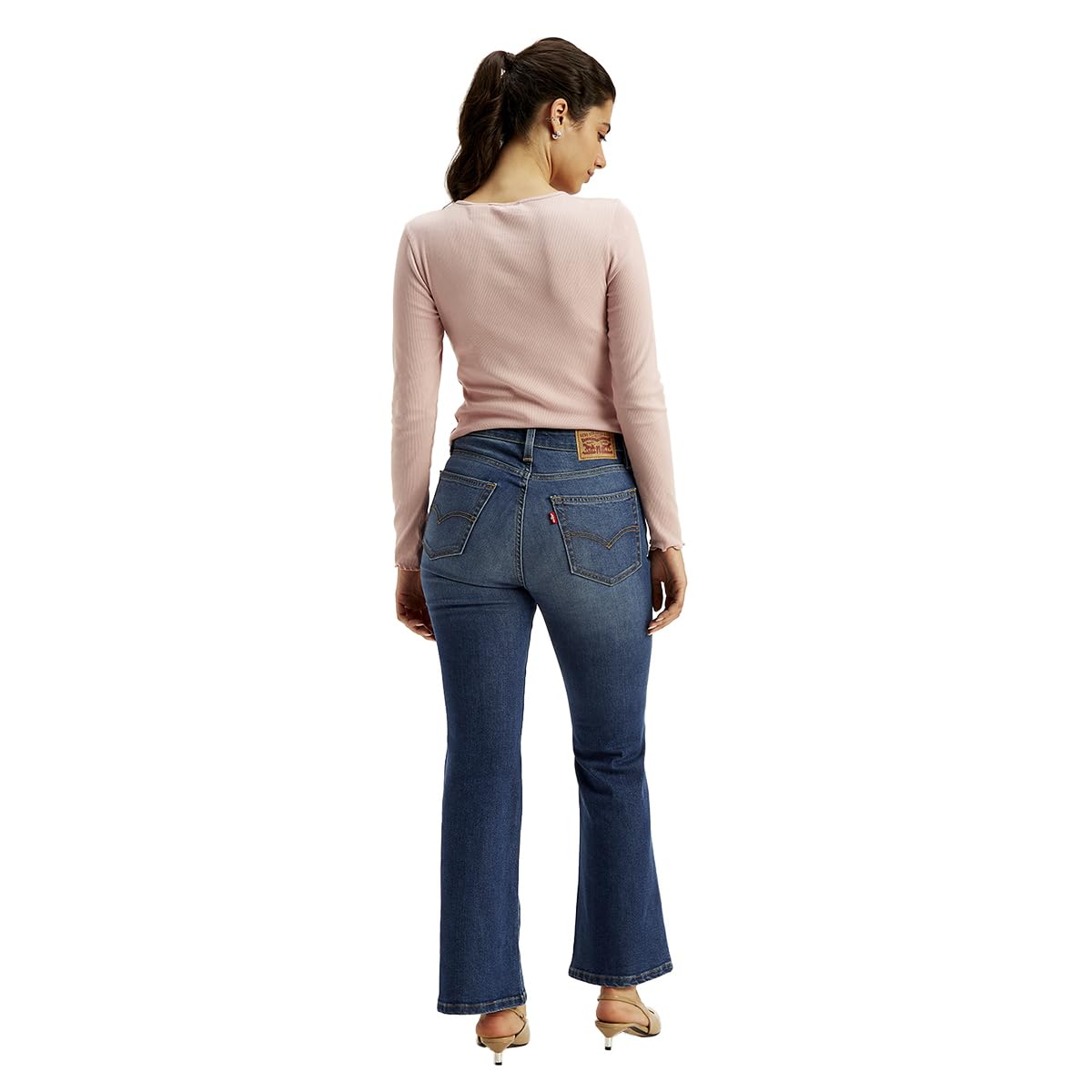 Levi's Women's Fitted Jeans (A3940-0019_Indigo, High Rise, 28