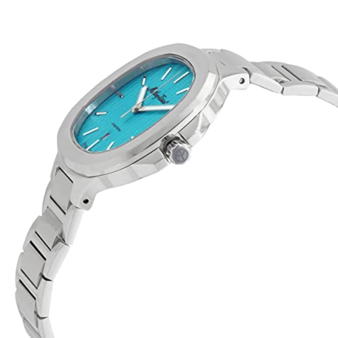 Mathey-Tissot Stainless Steel Blue Dial Quartz Analogue Watch For Men - H152Ti, Silver Band