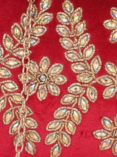 TOOBA Red Women's Handicraft Beautiful Bling Box Wedding Clutch Bag