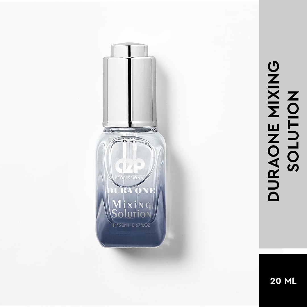 C2P Pro Duraone Makeup Fixer Mixing Liquid Solution 20ml | Fix Broken Makeup & Revive Dried Eyeliner, Mascara, Foundation & Concealer | Restore & Extend Life of Old Makeup Products