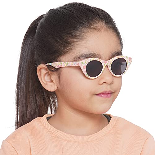 Carlton London Girls Round Grey One Size Casual Winter Wear Plastic Frame UV Protected Lens Sunglasses