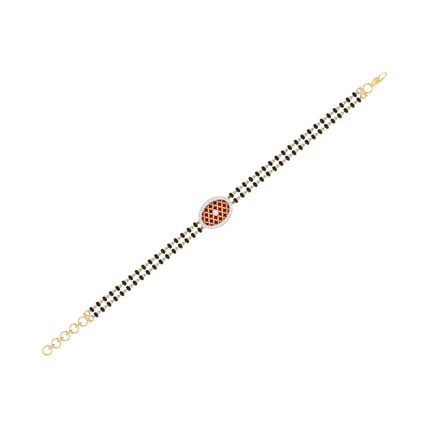 PC Jeweller 18k (750) Yellow Gold and Solitaire Bracelet for Women