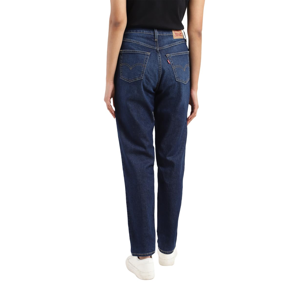 Levi's Women's Loose Tapered Fit High-Rise Mid Rise Jeans Blue, 34