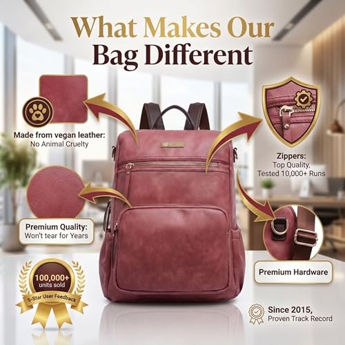 VISMIINTREND Stylish Backpack for Women/Teens | Rakhi Gift for Sister