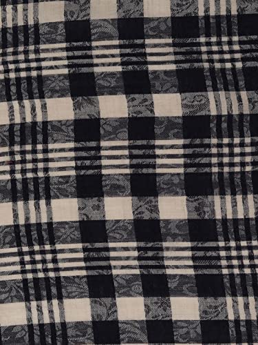 Zamour Faux Pashmina Reversible Stole for Men, Cashmere Feel Fine Wool Mens Muffler Shawl for Winter