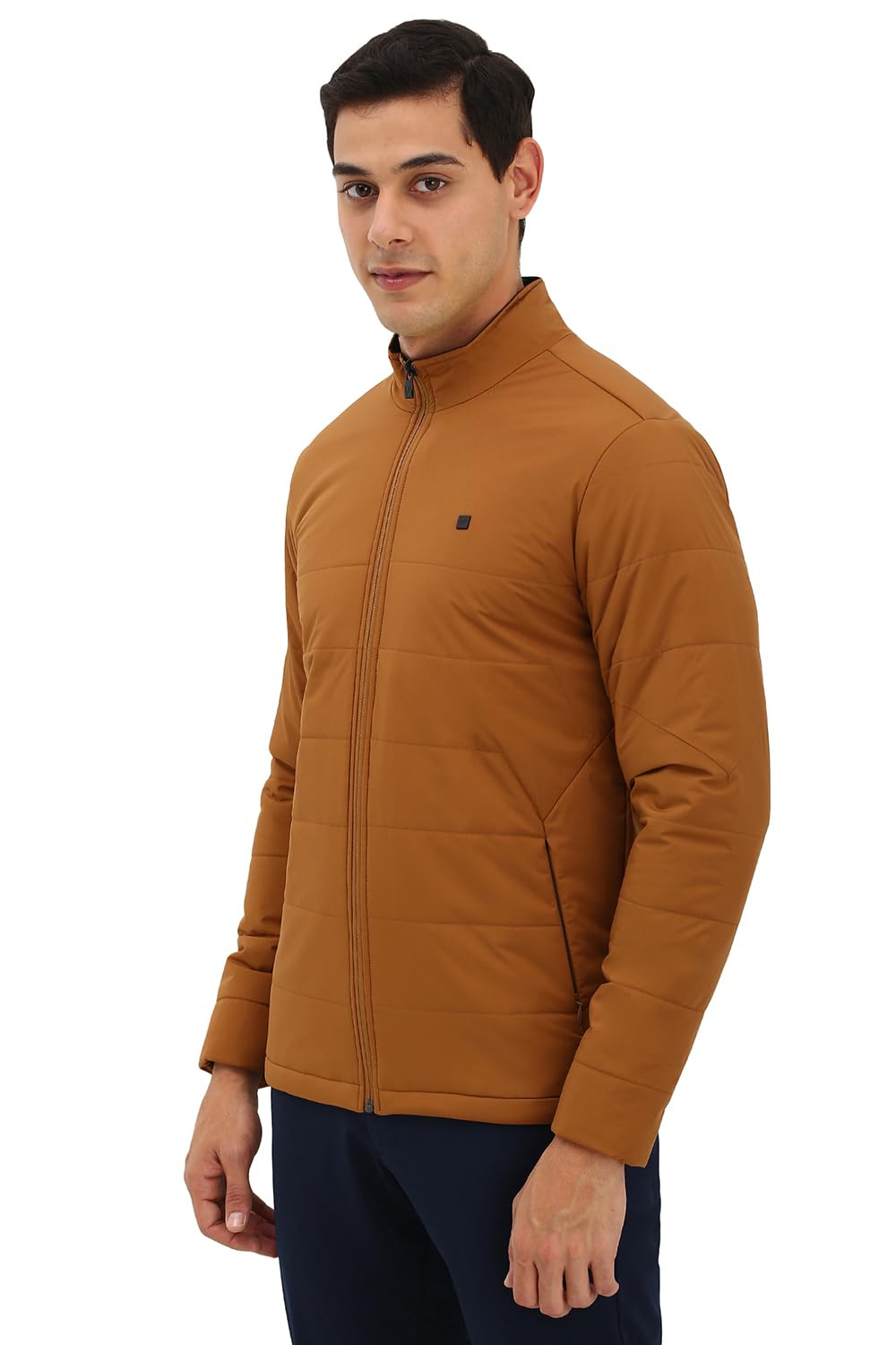 Allen Solly Men's A-Line Coat (ASJKQRGF363293_Brown