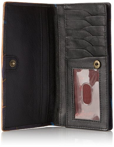 Anuschka 1078 Bifold,Antique Rose Pewter,One Size