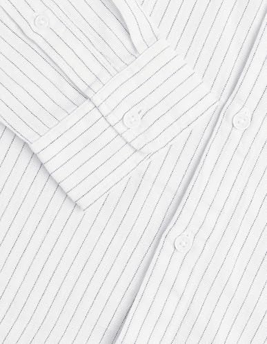 Flying Machine Dobby Vertical Striped Shirt