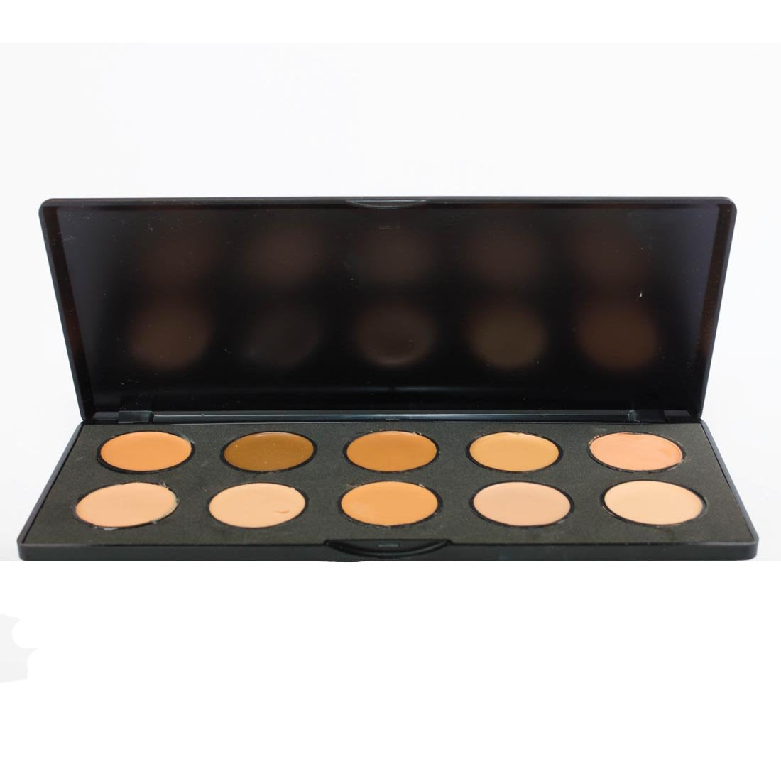 Coloressence High Definition Makeup Base Palette | Waterproof Matte Finish | Creamy Texture Buildable Coverage | Palette of 10 natural Shades|HDM0I-10X2gm