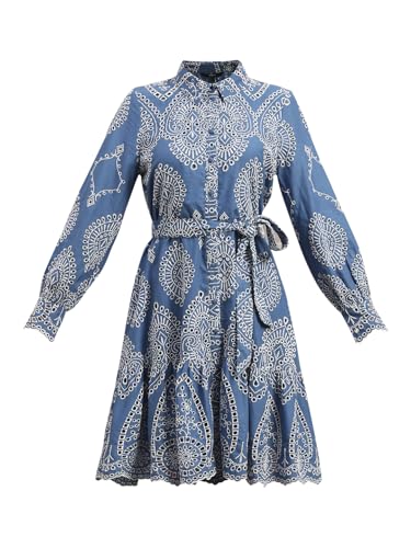 VERO MODA Womens Mini Dress Blue Indigo