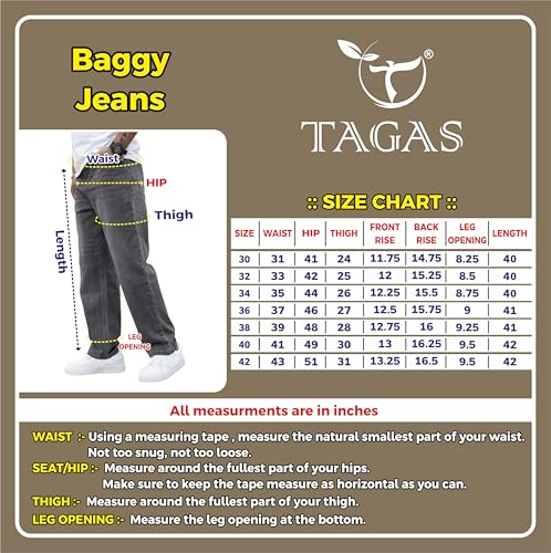 Tagas Men Cotton Slant Pocket Straight Leg Jeans ||Jeans for Mens || jeasn || Pant ||(MDJ-9)