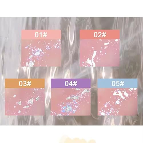 Gege Bear Glossy Lip Gloss for Women – Ultra-Hydrating, Non-Sticky, & High-Shine Finish | Wear Alone or Over Lipstick | Cute & Trendy Korean Inspired Lip Gloss | Lip Balm Alternative for Dry Lips | 5 Shades (01+02, 2 Pack)