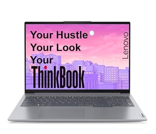 Lenovo ThinkBook 16 Intel Core 5 210H 14th Gen(16GB/1TB SSD/Win 11 Home/Fingerprint Reader) 16" WUXGA IPS 300 Nits Antiglare Thin & Light Laptop/Aluminium Top/Arctic Grey/1Y Warranty/1.7Kg,21SHA05CIG