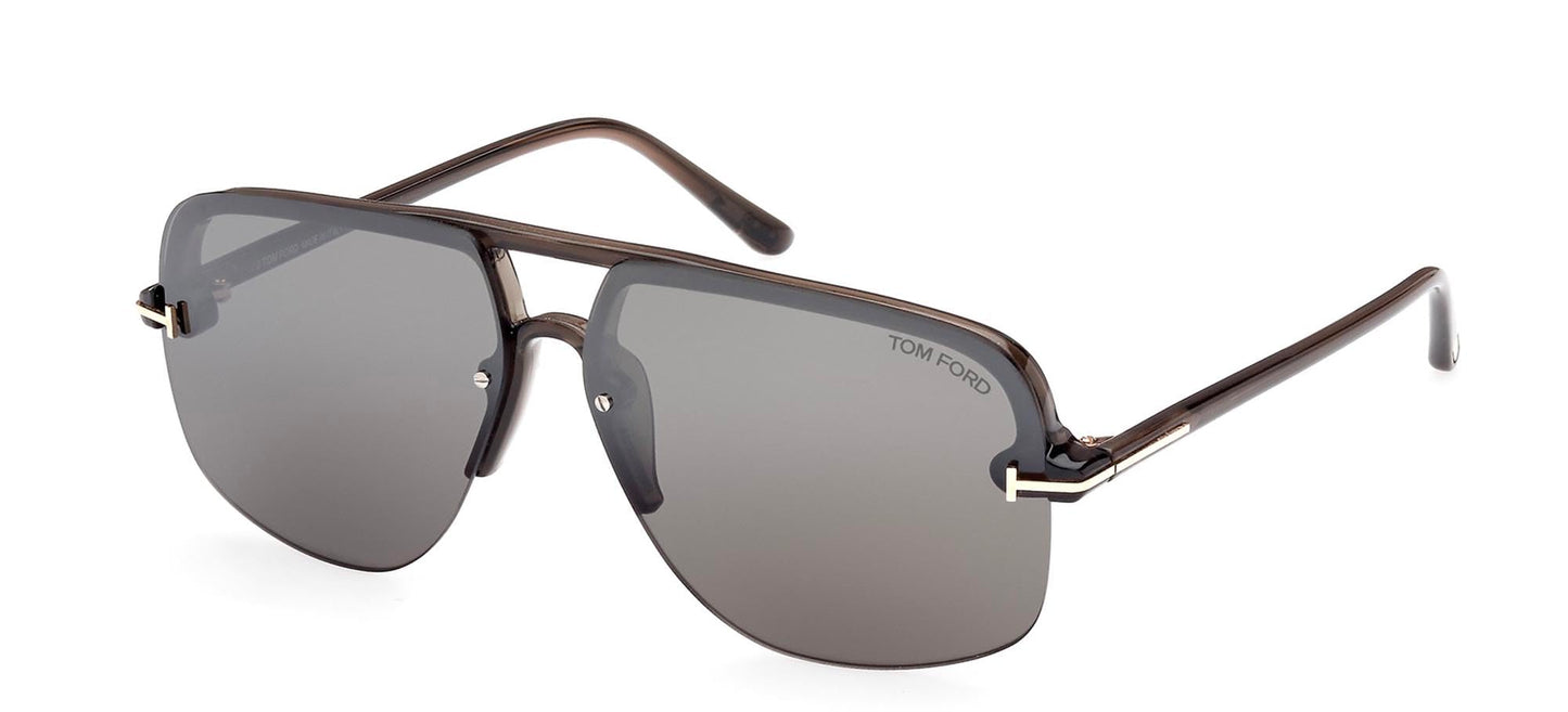 Tom Ford HUGO-02 FT 1003 Grey/Smoke Shaded 63/11/145 men Sunglasses, Grey/Smoke Shaded, 63/11/145