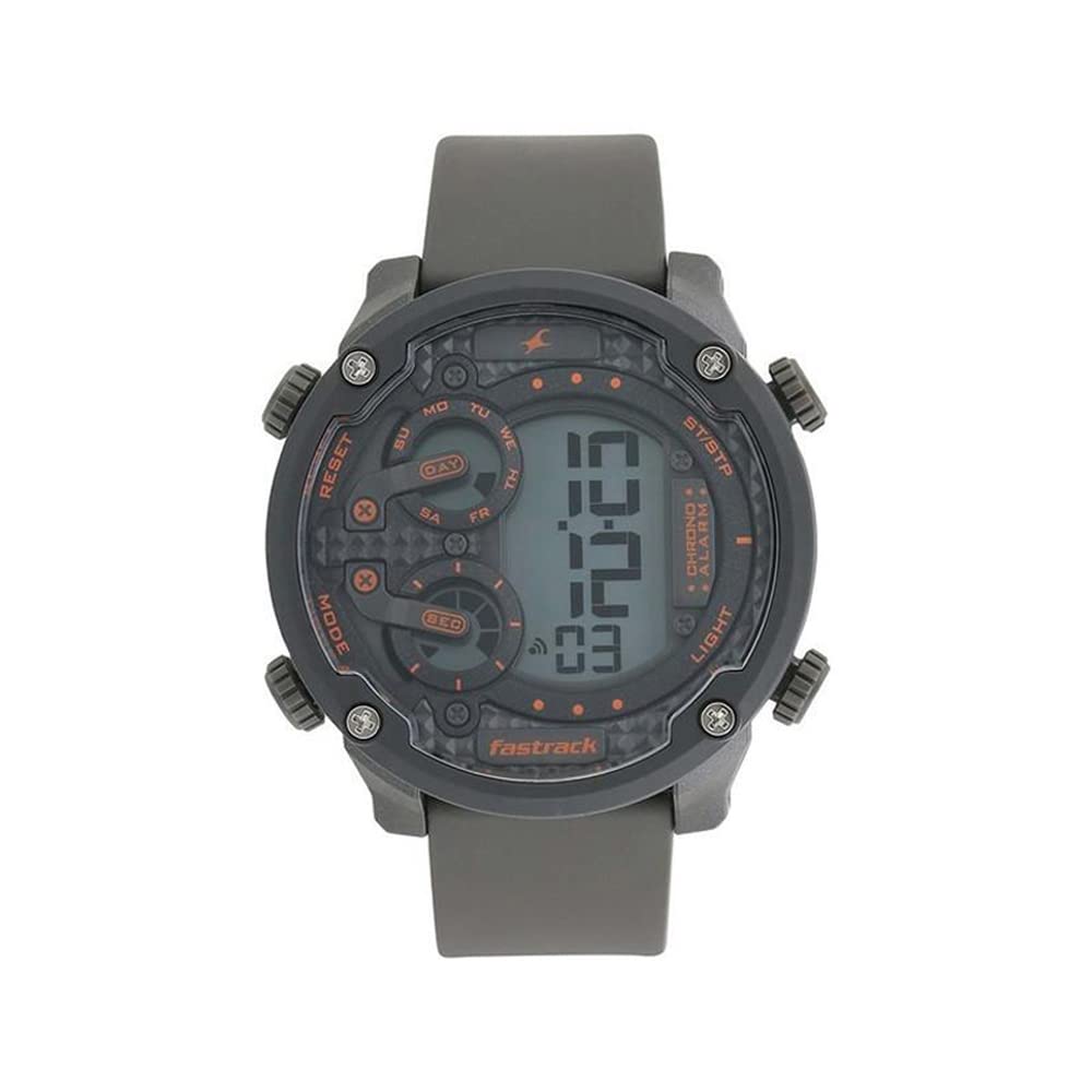 Analog Black Dial Fastrack Silicone Strap Watches Fastrack Mens