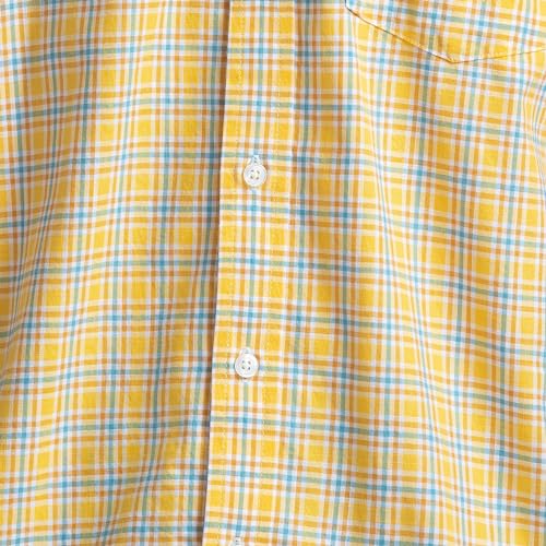 Colorplus Men Cotton Tailored Fit Medium Yellow Formal Shirt