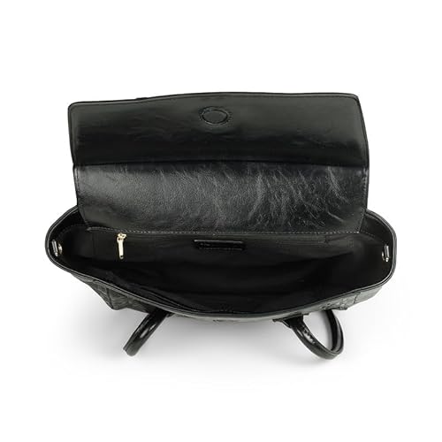 tresmode DIJON Black Women's Vegan Leather Handbag